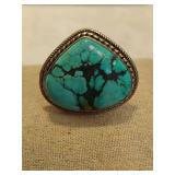 925 Indian Turquoise Statement Ring 925 Indian Turquoise Statement Ring