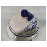 Blue Onion Five Piece Vintage Canister Set Blue Onion Five Piece Vintage Canister Set