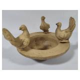 Ceramic Table Top Bird Bath Ceramic Table Top Bird Bath