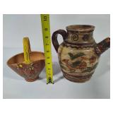 Two Pottery Decor Pieces Two Pottery Decor Pieces