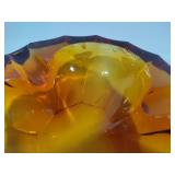 Amber & Amberina Ashtrays Amber & Amberina Ashtrays