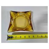 Amber & Amberina Ashtrays Amber & Amberina Ashtrays