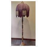 Tassle Shade Floor Lamp w/Iron Base Tassle Shade Floor Lamp w/Iron Base