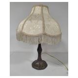 Victorian Style Boudoir Fringed Lamp Victorian Style Boudoir Fringed Lamp