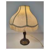Victorian Style Boudoir Fringed Lamp Victorian Style Boudoir Fringed Lamp