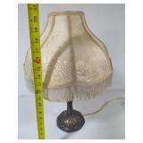 Victorian Style Boudoir Fringed Lamp Victorian Style Boudoir Fringed Lamp
