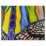 Dragonfly Tiffany Inspired Stained Glass Lamp Dragonfly Tiffany Inspired Stained Glass Lamp