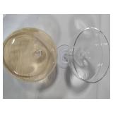 Cut Crystal Candy Dish w/Lid & Covered Pedestal Dish Cut Crystal Candy Dish w/Lid & Covered Pedestal Dish
