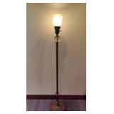 Antique Torchiere Style Floor Lamp Antique Torchiere Style Floor Lamp