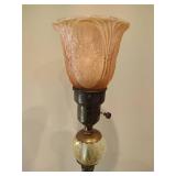 Antique Torchiere Style Floor Lamp Antique Torchiere Style Floor Lamp