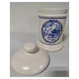 McCoy Pottery Blue Willow Canister w/Lid McCoy Pottery Blue Willow Canister w/Lid