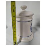 McCoy Pottery Blue Willow Canister w/Lid McCoy Pottery Blue Willow Canister w/Lid