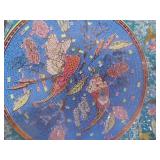 Houze Art Glass Ruffled Plate Houze Art Glass Ruffled Plate