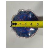 Houze Art Glass Ruffled Plate Houze Art Glass Ruffled Plate