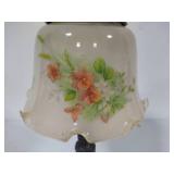 Small Vintage Table Lamp w/Floral Accents Small Vintage Table Lamp w/Floral Accents