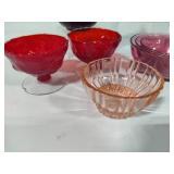 Colorful Small Glassware Lot Colorful Small Glassware Lot