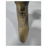 Brass Boot & Ceramic Boot Vases Brass Boot & Ceramic Boot Vases