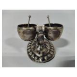 Vintage Continental Silver Donkey Salt Cellar Vintage Continental Silver Donkey Salt Cellar