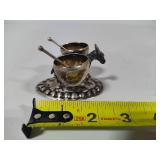 Vintage Continental Silver Donkey Salt Cellar Vintage Continental Silver Donkey Salt Cellar