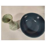 Spongeware Inspired Vase & Bowl Spongeware Inspired Vase & Bowl