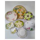 Lot of Assorted Floral Plates/Serving Platters Lot of Assorted Floral Plates/Serving Platters