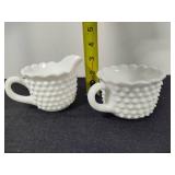 White Hobnail Milk Glass Sugar/Creamer & Candy Dishes White Hobnail Milk Glass Sugar/Creamer & Candy Dishes