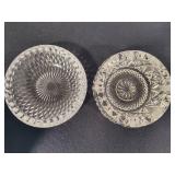 Cut Crystal Ashtrays Cut Crystal Ashtrays