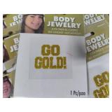 "Go Gold" Temp Tattoos (16) "Go Gold" Temp Tattoos (16)