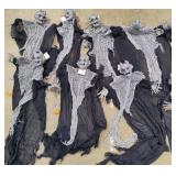 Eight Creepy Goblin Hanging Halloween Decor Pieces Eight Creepy Goblin Hanging Halloween Decor Pieces