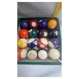 Vintage Billard Pool Balls-#14 Appears mismatched but complete