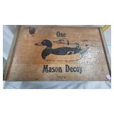 One Moso Decoy Wood Box, Ealy 1900