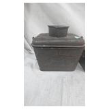 Coal Miner Lunch Pail and US Marine Cut Plug Tin