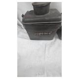 Coal Miner Lunch Pail and US Marine Cut Plug Tin