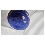 Red Wing Cobalt Blue Pitcher with Floral Pattern, no chips or cracks noticed