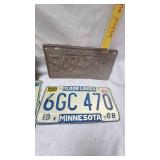 Lot of 5 Minnesota License Plates as shown
