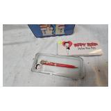 Betty Boop Keepsake Box/Lunchbox Style, with Betty Boop Tin and Sylus Pen