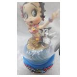 Betty Boop "Moonstruck" & "Surfboard Betty", Handpainted Sculptures, Limited Edition, has foam packaging