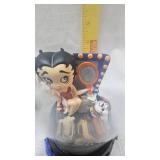 Betty Boop "Hollywood Betty" & "Jingle Bell Betty", Handpainted Sculptures, Limited Edition, has foam packaging