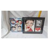 Betty Boop Mefa Mags Magnetic Set & Betty Boop Toon Collectible, Limited Edition/COA