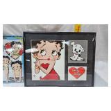Betty Boop Mefa Mags Magnetic Set & Betty Boop Toon Collectible, Limited Edition/COA