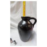 Set of 6 small Nesting Dolls, Vintage Weyness Sniff Jar & E.W. Farrington Stoneware Jug