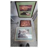 Lot of Three Pictures as Shown