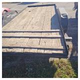 16 Ft, 10,000lb Car/Skidloader Trailer, Tandem Axle