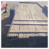 16 Ft, 10,000lb Car/Skidloader Trailer, Tandem Axle