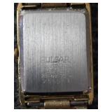 2 Vintage Pulsar Watches.  Stainless Steel. Water resistant. Japan movement