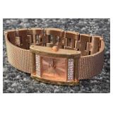 NEW - GUESS Ladies Watch.  Japan movement. Water resistant. Stainless Steel. Imitation Diamonds.