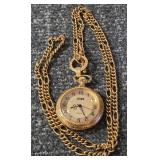 1928 Quartz Gold Tone Pocket Watch.