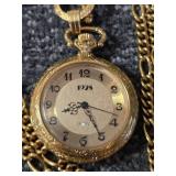 1928 Quartz Gold Tone Pocket Watch.