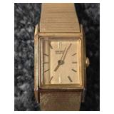 Vintage SEIKO Ladies Quartz Gold Band Watch. Stainless Steel. Japan movement.