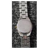 Vintage FOSSIL  Ladies Chronograph Watch. All stainless steel. Water resistant. #9656